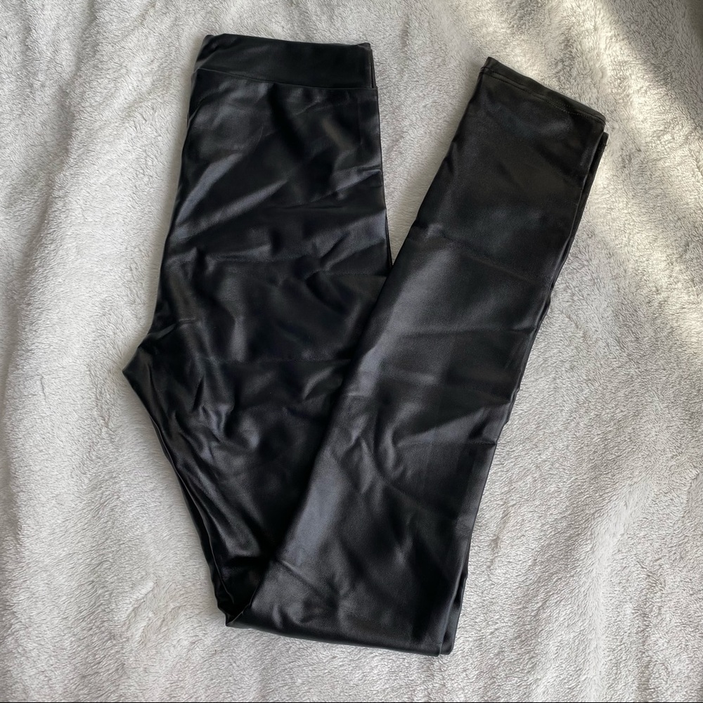 Naked Wardrobe Pleather Leggings